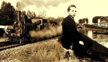 In treno con Albert